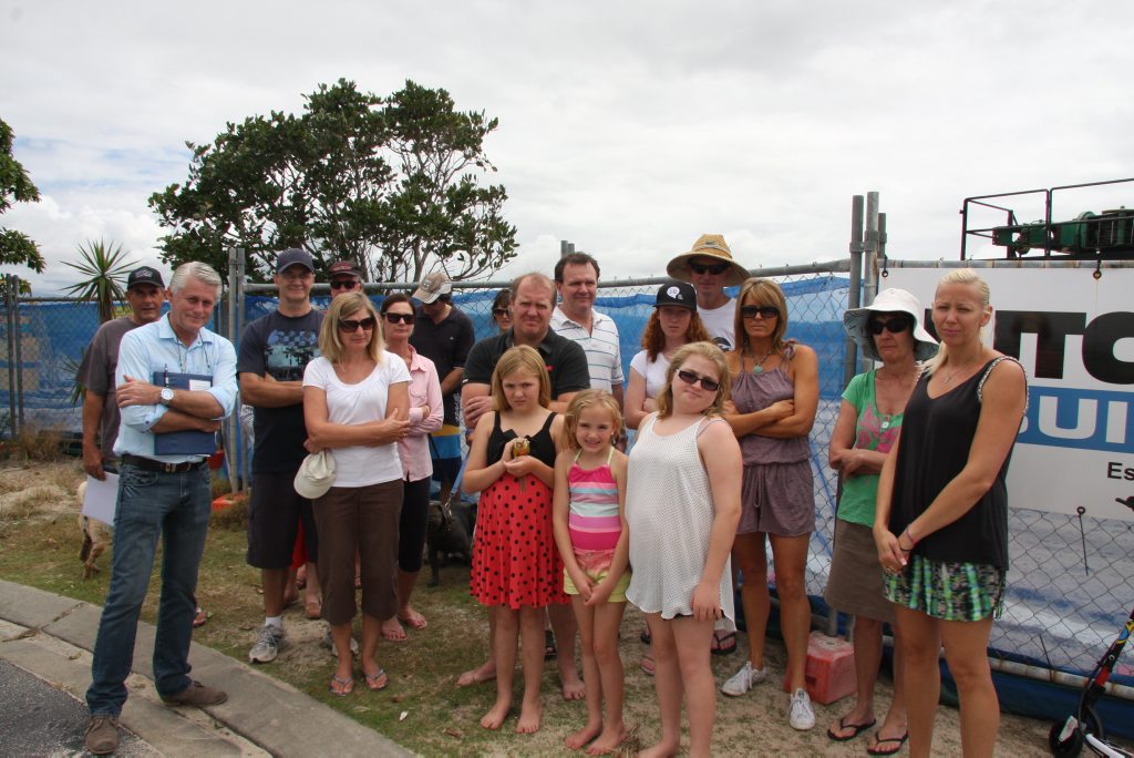 Casuarina Beach residents are fed up with the dust coating their homes from the nearby town centre development Casuarina Beach residents are fed up with the dust coating their homes from the nearby town centre development